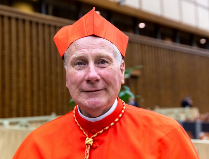 Cardinal Michael Louis Fitzgerald, former President of the Pontifical Council for Interreligious Dialogue, poses after the Ordinary Public Consistory for the Creation of New Cardinals during visits with the pubic at the Vatican, Oct. 5, 2019. Cardinal Michael Louis Fitzgerald, former President of the Pontifical Council for Interreligious Dialogue, poses after the Ordinary Public Consistory for the Creation of New Cardinals during visits with the pubic at the Vatican, Oct. 5, 2019.