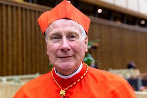 Cardinal Michael Louis Fitzgerald, former President of the Pontifical Council for Interreligious Dialogue, poses after the Ordinary Public Consistory for the Creation of New Cardinals during visits with the pubic at the Vatican, Oct. 5, 2019. Cardinal Michael Louis Fitzgerald, former President of the Pontifical Council for Interreligious Dialogue, poses after the Ordinary Public Consistory for the Creation of New Cardinals during visits with the pubic at the Vatican, Oct. 5, 2019.
