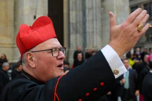 Cardinal Dolan at the 75th annual NYC Columbus Day Parade, October 14, 2019. Cardinal Dolan at the 75th annual NYC Columbus Day Parade, October 14, 2019.