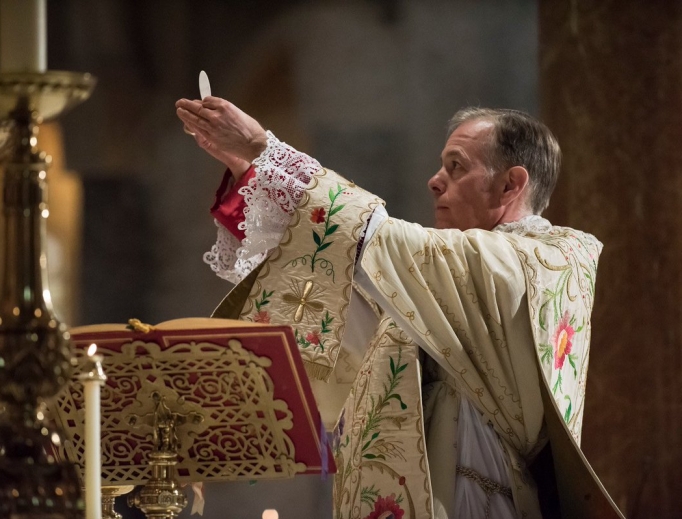 Archbishop Alexander Sample celebrates Mass April 28. Archbishop Alexander Sample celebrates Mass April 28.