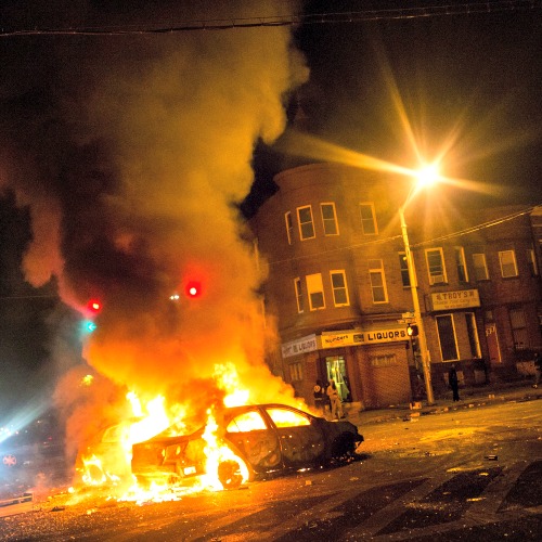Violent protests have occurred in Baltimore in the wake of the April 19 death of Freddie Gray while in police custody. Violent protests have occurred in Baltimore in the wake of the April 19 death of Freddie Gray while in police custody.