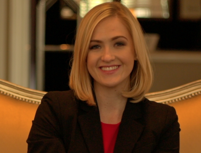 Catherine Szeltner (shown above) hosts EWTN Pro-Life Weekly on EWTN. Below, she is on the set interviewing Rep. Chris Smith, R-N.J. Catherine Szeltner (shown above) hosts EWTN Pro-Life Weekly on EWTN. Below, she is on the set interviewing Rep. Chris Smith, R-N.J.