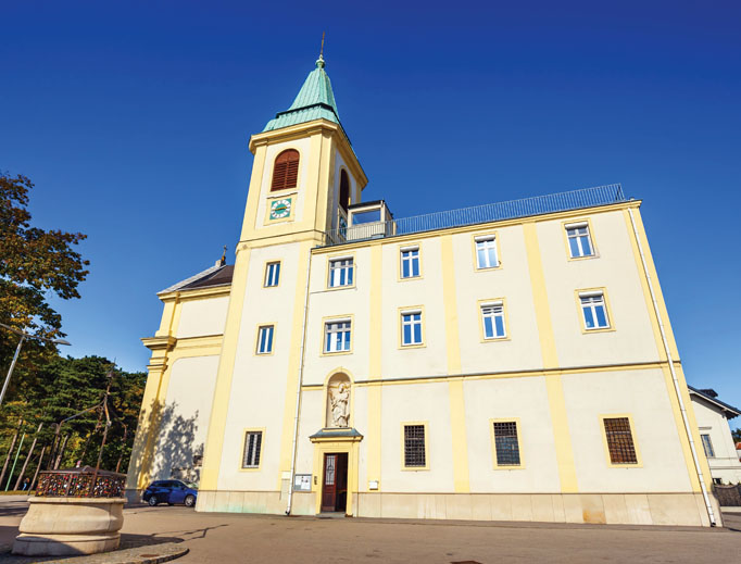 St. Joseph’s has been cared for by the Polish Resurrectionist order since 1905. St. John Paul II visited on Sept. 13, 1983, the 300th anniversary of the Battle of Vienna, as a plaque commemorates. St. Joseph’s has been cared for by the Polish Resurrectionist order since 1905. St. John Paul II visited on Sept. 13, 1983, the 300th anniversary of the Battle of Vienna, as a plaque commemorates.