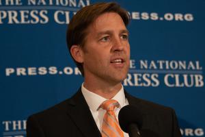 Sen. Ben Sasse speaks at the National Press Club Oct. 31, 2018. Sen. Ben Sasse speaks at the National Press Club Oct. 31, 2018.