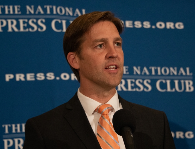 Sen. Ben Sasse speaks at the National Press Club Oct. 31, 2018. Sen. Ben Sasse speaks at the National Press Club Oct. 31, 2018.