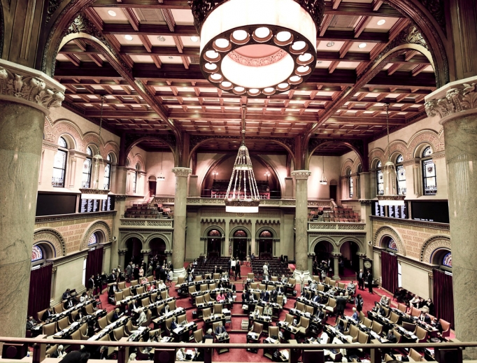 The issue of surrogacy is being taken up in the New York state Assembly, shown debating legislation June 18. The state Senate passed the Child-Parent Security Act, which was strongly opposed by feminists like Gloria Steinem as well as the New York Catholic Conference. The issue of surrogacy is being taken up in the New York state Assembly, shown debating legislation June 18. The state Senate passed the Child-Parent Security Act, which was strongly opposed by feminists like Gloria Steinem as well as the New York Catholic Conference.