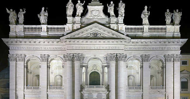 The Archbasilica of St. John Lateran in Rome The Archbasilica of St. John Lateran in Rome