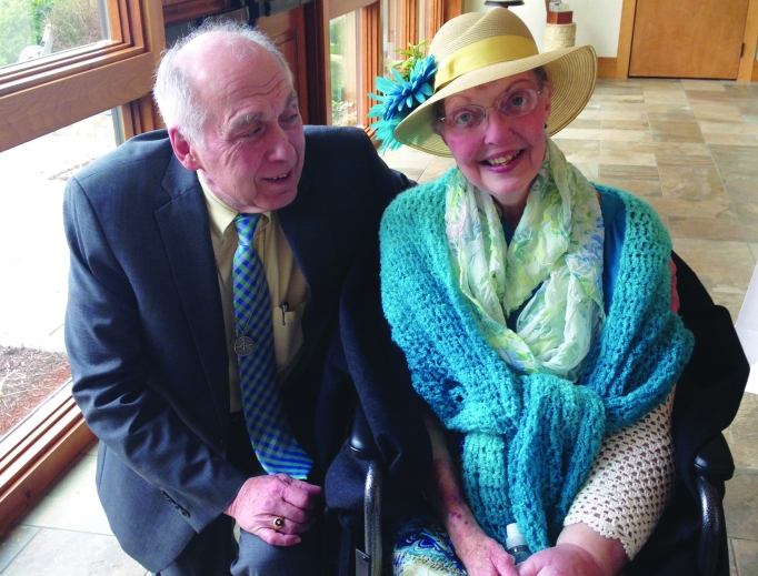 Judith Barillaro and her husband, Francis, on Easter 2015. Judith Barillaro and her husband, Francis, on Easter 2015.