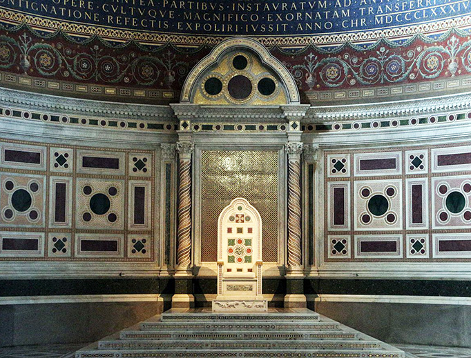 The cathedra at St. John Lateran, the cathedral of Rome The cathedra at St. John Lateran, the cathedral of Rome