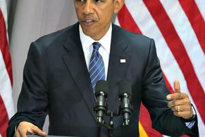 President Barack Obama speaks bout the nuclear deal reached with Iran during a speech on Aug. 5 at American University in Washington. President Barack Obama speaks bout the nuclear deal reached with Iran during a speech on Aug. 5 at American University in Washington.
