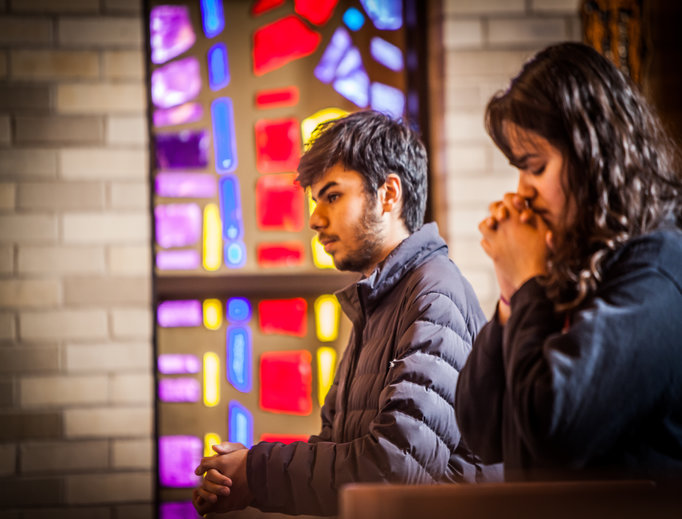 College students, including those like Aida Pabello and Israel Lopez at the University of Illinois at Chicago, have long found spiritual homes at campus Newman Centers. College students, including those like Aida Pabello and Israel Lopez at the University of Illinois at Chicago, have long found spiritual homes at campus Newman Centers.