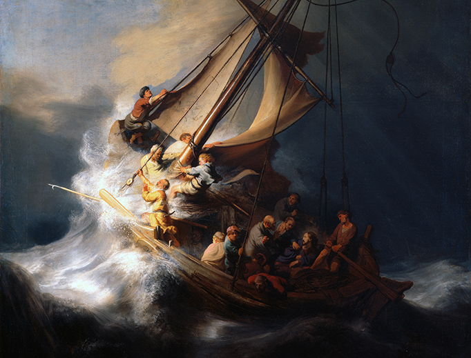 Rembrandt, “The Storm on the Sea of Galilee,” 1633 Rembrandt, “The Storm on the Sea of Galilee,” 1633