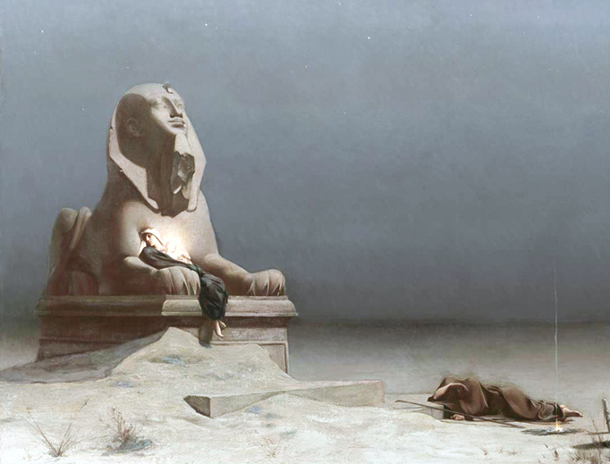 Luc Olivier Merson, “Rest on the Flight to Egypt,” 1879
Luc Olivier Merson, “Rest on the Flight to Egypt,” 1879