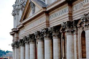 The facade of St. Peter’s Basilica, as seen from the Vatican. The facade of St. Peter’s Basilica, as seen from the Vatican.
