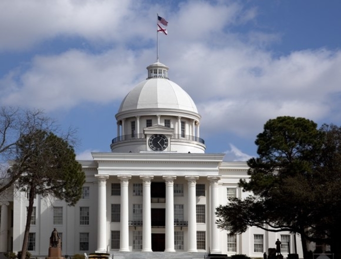 The statehouse of Alabama in Montgomery. The statehouse of Alabama in Montgomery.