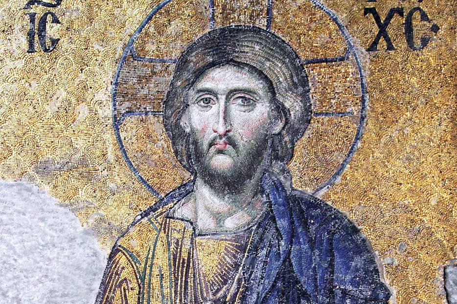 The Christ Pantocrator mosaic (1261) in Hagia Sophia The Christ Pantocrator mosaic (1261) in Hagia Sophia