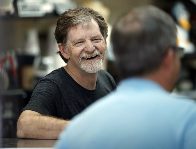 Baker Jack Phillips, owner of Masterpiece Cakeshop, manages his shop June 4 in Lakewood, Colorado, after the U.S. Supreme Court ruled that he could refuse to make a wedding cake for a same-sex couple because of his religious beliefs did not violate Colorado's anti-discrimination law. Baker Jack Phillips, owner of Masterpiece Cakeshop, manages his shop June 4 in Lakewood, Colorado, after the U.S. Supreme Court ruled that he could refuse to make a wedding cake for a same-sex couple because of his religious beliefs did not violate Colorado's anti-discrimination law.