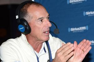 Chip Beck talks on the SiriusXM set at the PGA Merchandise Show on Jan. 24, 2018, in Orlando, Florida.
Chip Beck talks on the SiriusXM set at the PGA Merchandise Show on Jan. 24, 2018, in Orlando, Florida.