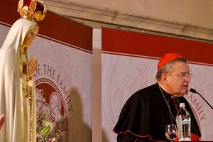 Cardinal Burke addressing the Rome Life Forum in May this year. Cardinal Burke addressing the Rome Life Forum in May this year.