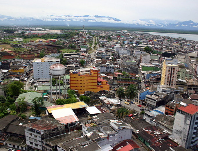 Aerial view of Buenaventura, Colombia Aerial view of Buenaventura, Colombia