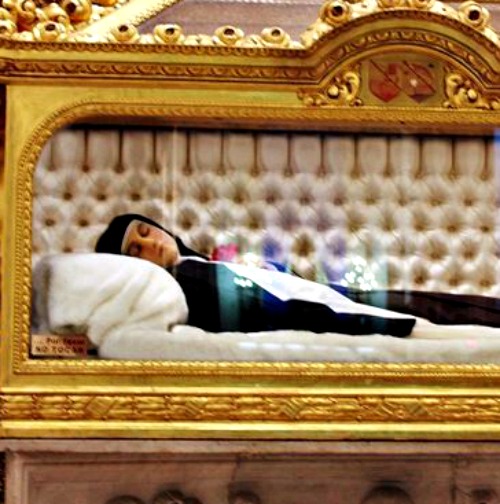 The body of St. Therese of Lisieux The body of St. Therese of Lisieux