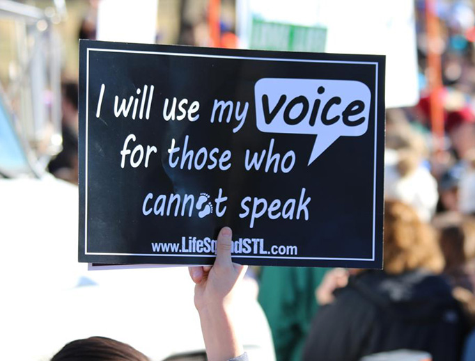 Pro-life advocates at the 45th annual March for Life in Washington, D.C. on Jan. 19, 2018. Pro-life advocates at the 45th annual March for Life in Washington, D.C. on Jan. 19, 2018.