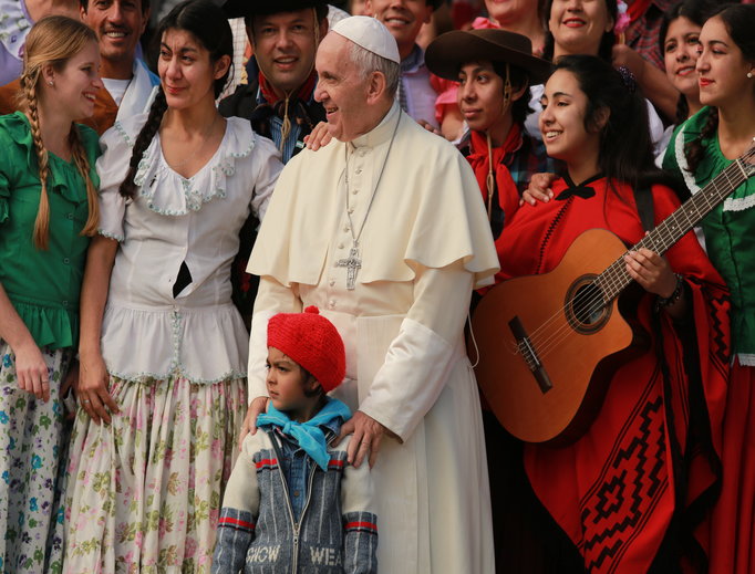 Pope Francis greets pilgrims at the general audience in St. Peter's Square on Oct. 19.
Pope Francis greets pilgrims at the general audience in St. Peter's Square on Oct. 19.