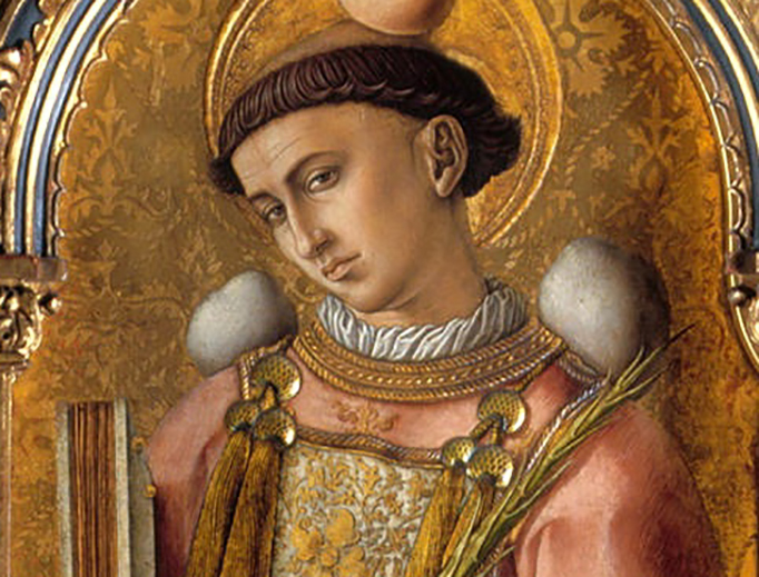 Carlo Crivelli, “Saint Stephen,” 1476 Carlo Crivelli, “Saint Stephen,” 1476