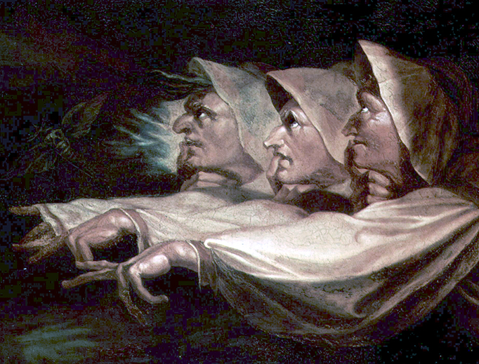 Henry Fuseli, “The Weird Sisters or The Three Witches”, 1783 Henry Fuseli, “The Weird Sisters or The Three Witches”, 1783