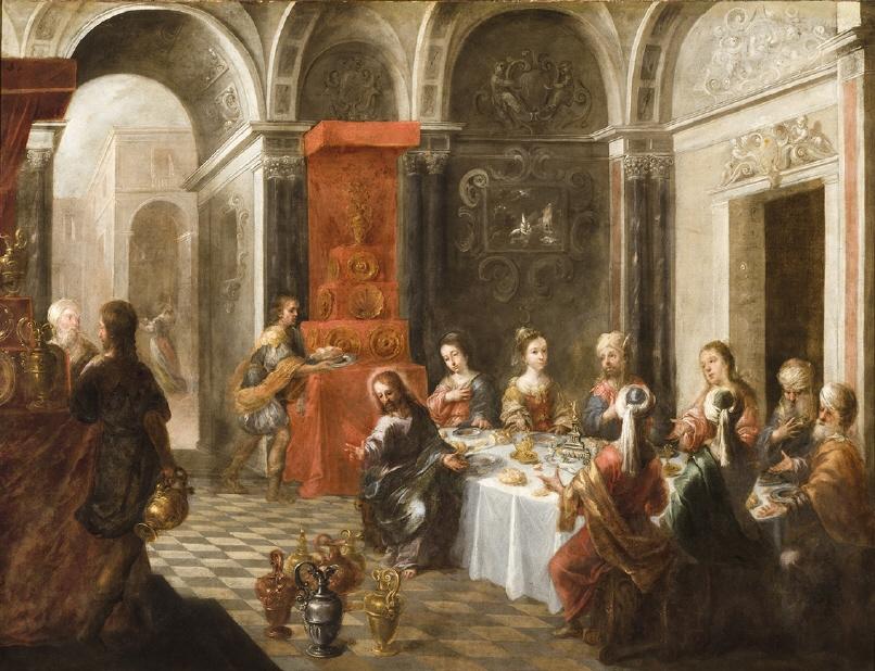 Matias de Arteaga (1633-1703), “The Wedding at Cana” Matias de Arteaga (1633-1703), “The Wedding at Cana”