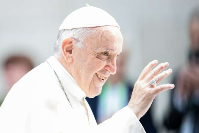 Pope Francis waves to the faithful at the 2018 World Meeting of Families in Ireland. Pope Francis waves to the faithful at the 2018 World Meeting of Families in Ireland.