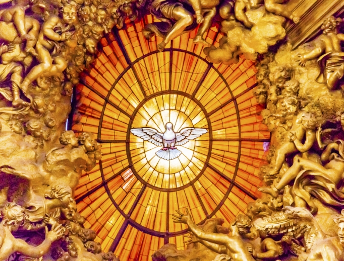 Bernini’s Holy Spirit window in St. Peter’s Basilica
Bernini’s Holy Spirit window in St. Peter’s Basilica