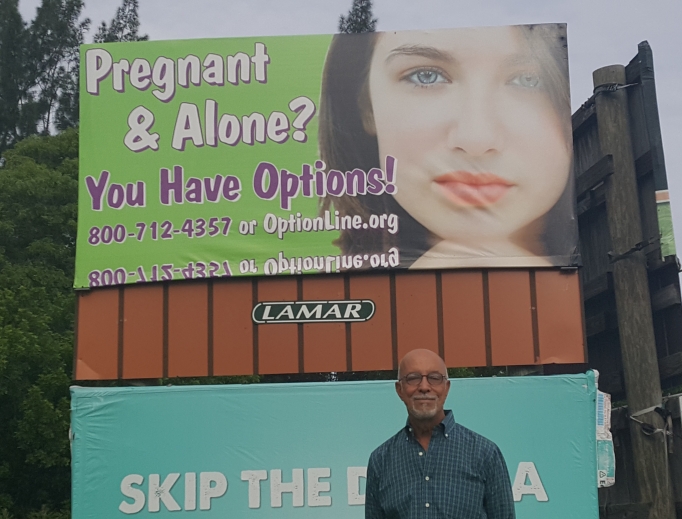 Above, Ed Daccarett has seen lives saved because of billboards like this one (and the one below). Above, Ed Daccarett has seen lives saved because of billboards like this one (and the one below).