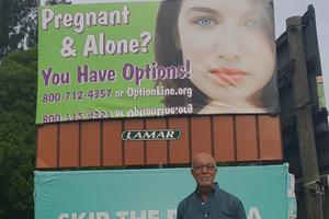 Above, Ed Daccarett has seen lives saved because of billboards like this one (and the one below). Above, Ed Daccarett has seen lives saved because of billboards like this one (and the one below).
