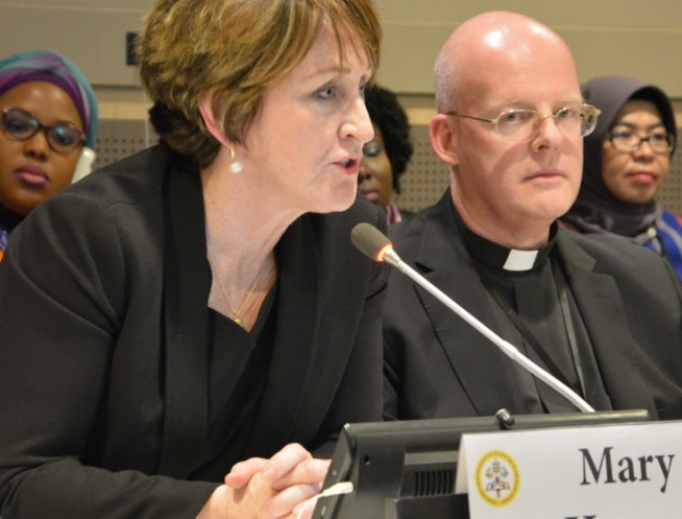 Mary Hasson, Ethics and Public Policy Center Kate O’Beirne Fellow, shown participating in a March 15, 2018, panel at the 62nd session of the United Nations Commission on the Status of Women, complied a new survey of U.S. Catholic women ahead of the Vatican abuse summit. Mary Hasson, Ethics and Public Policy Center Kate O’Beirne Fellow, shown participating in a March 15, 2018, panel at the 62nd session of the United Nations Commission on the Status of Women, complied a new survey of U.S. Catholic women ahead of the Vatican abuse summit.