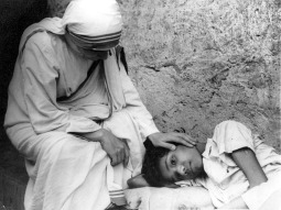 Mother Teresa of Calcutta wrote on the back of this undated image, "The first child I picked up. He died a saintly boy." Mother Teresa of Calcutta wrote on the back of this undated image, "The first child I picked up. He died a saintly boy."