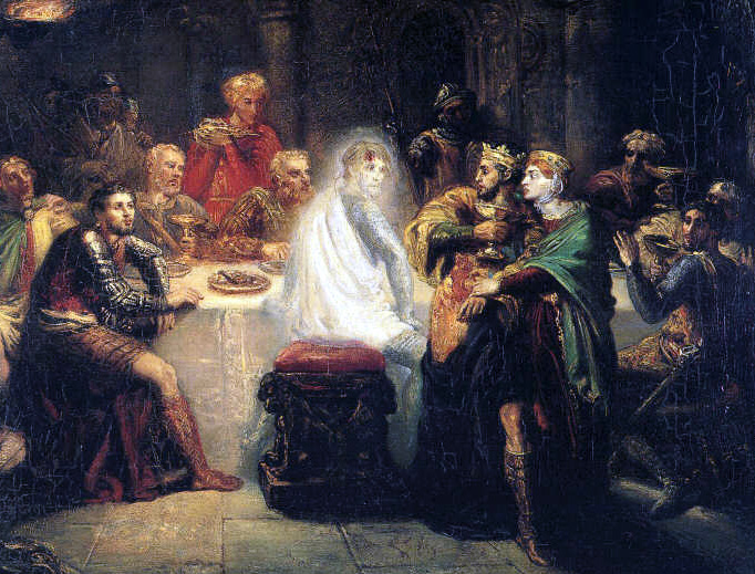 Théodore Chassériau, “Macbeth Seeing the Ghost of Banquo,” c. 1855 Théodore Chassériau, “Macbeth Seeing the Ghost of Banquo,” c. 1855