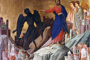 Duccio di Buoninsegna, “The Temptation of Christ,” c. 1310 Duccio di Buoninsegna, “The Temptation of Christ,” c. 1310