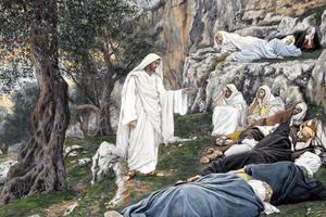James Tissot (1836-1902), “Jésus Engage les Apôtres à se Reposer” James Tissot (1836-1902), “Jésus Engage les Apôtres à se Reposer”