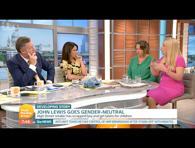 Caroline Farrow appears on Good Morning Britain with Piers Morgan on September 4.
Caroline Farrow appears on Good Morning Britain with Piers Morgan on September 4.