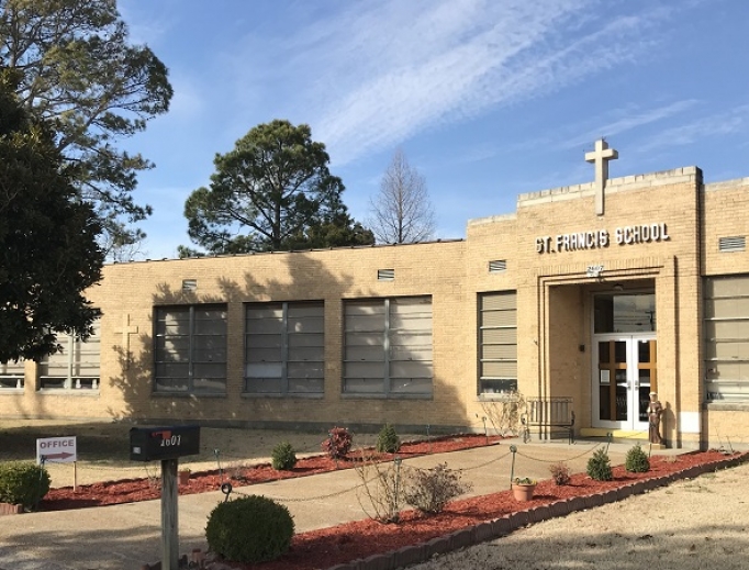 St. Francis of Assisi School, in Greenwood, Mississippi. St. Francis of Assisi School, in Greenwood, Mississippi.