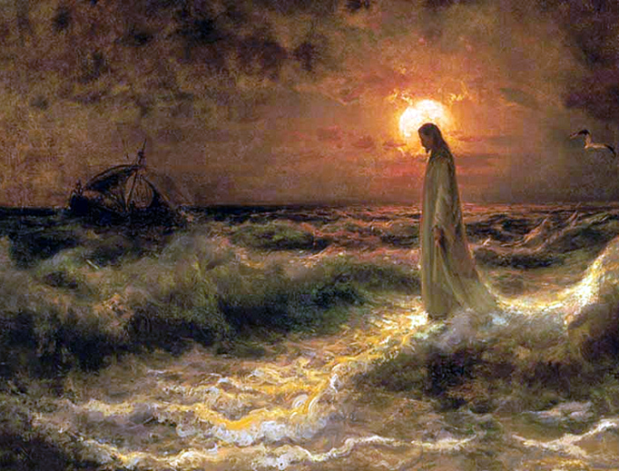 Julius Sergius Von Klever, ‘Christ Walking on the Water’, 1880 Julius Sergius Von Klever, ‘Christ Walking on the Water’, 1880