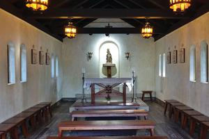 Our Lady of La Leche Shrine and Mission Nombre de Dios in Florida (above); the Cathedral-Basilica of St. Francis of Assisi in New Mexico — whose Mary statue, the oldest in the country, is shown — and the Mother Cabrini Shrine in Colorado (writer Patti Armstrong is shown) are just some of the history-filled sacred spaces in the United States with deep Catholic roots. Our Lady of La Leche Shrine and Mission Nombre de Dios in Florida (above); the Cathedral-Basilica of St. Francis of Assisi in New Mexico — whose Mary statue, the oldest in the country, is shown — and the Mother Cabrini Shrine in Colorado (writer Patti Armstrong is shown) are just some of the history-filled sacred spaces in the United States with deep Catholic roots.