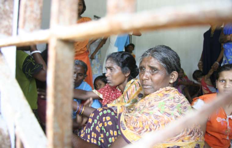 Christian families displaced by violence in India’s Odisha state in 2008. Christian families displaced by violence in India’s Odisha state in 2008.