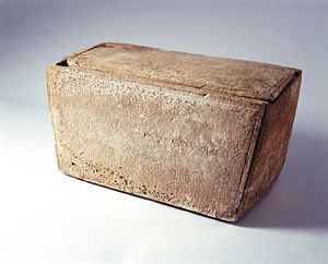 The alleged ossuary of Jesus. Quickly proven to be a forgery. The alleged ossuary of Jesus. Quickly proven to be a forgery.