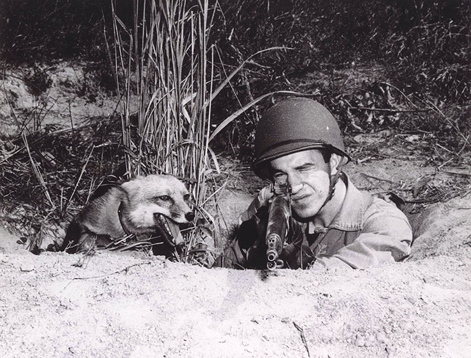 ‘Fox-Hole Buddies, 14 October 1943’ ‘Fox-Hole Buddies, 14 October 1943’