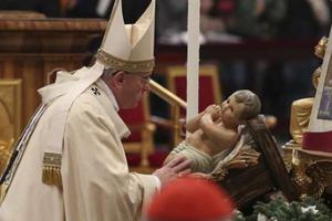 Pope Francis at Mass for the Solemnity of the Epiphany in St. Peter's Basilica on Jan. 6, 2015. Pope Francis at Mass for the Solemnity of the Epiphany in St. Peter's Basilica on Jan. 6, 2015.