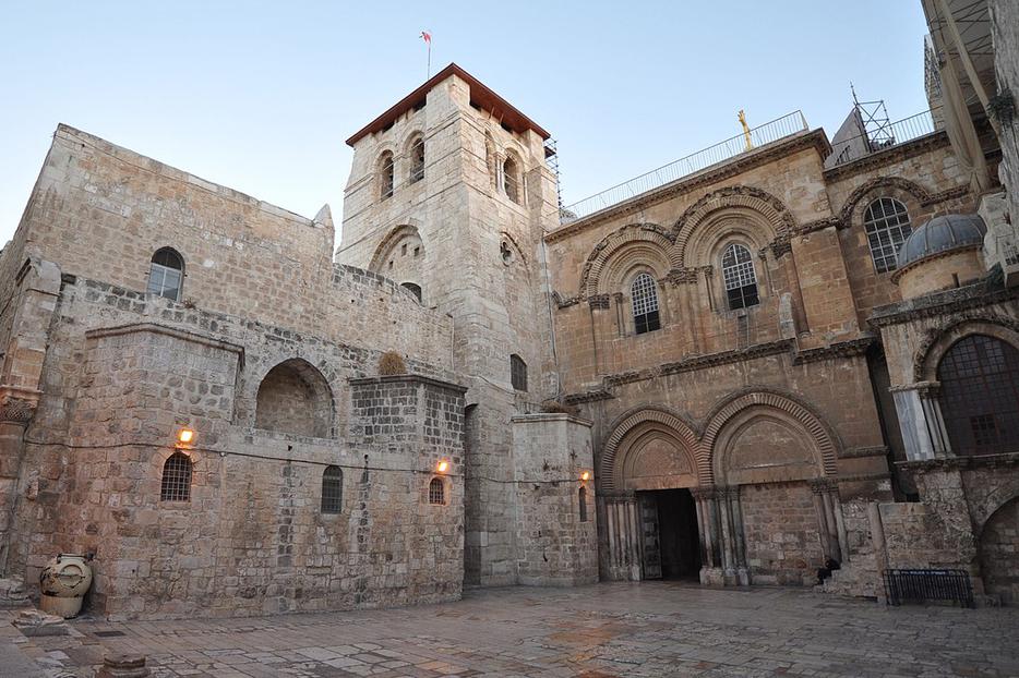 The Church of the Holy Sepulchre in Jerusalem.
The Church of the Holy Sepulchre in Jerusalem.