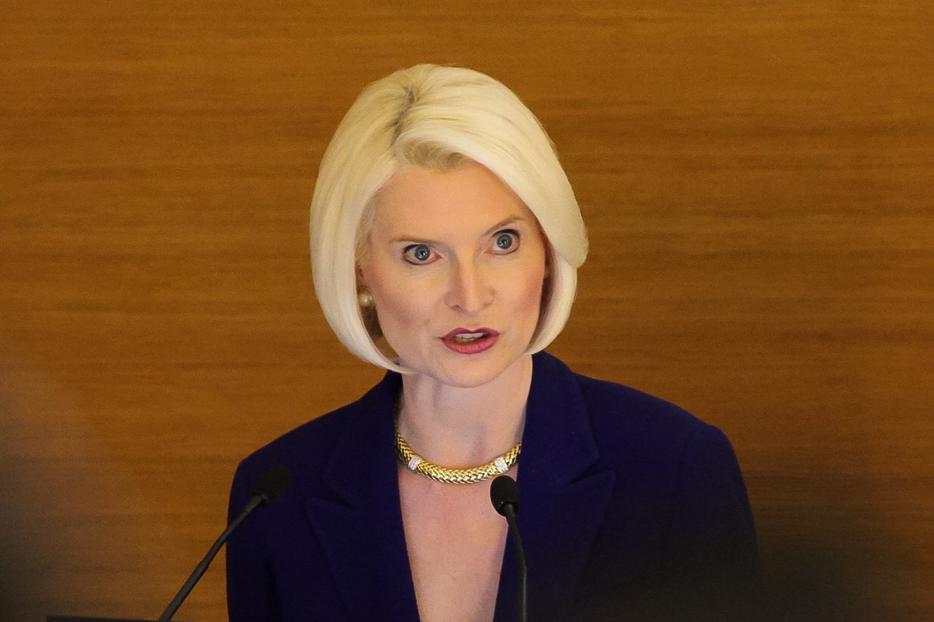 Ambassador Callista Gingrich speaking at the conference 'Building Peace Together' at the Pontifical Urbaniana University, Rome, Jan. 18, 2018. Ambassador Callista Gingrich speaking at the conference 'Building Peace Together' at the Pontifical Urbaniana University, Rome, Jan. 18, 2018.