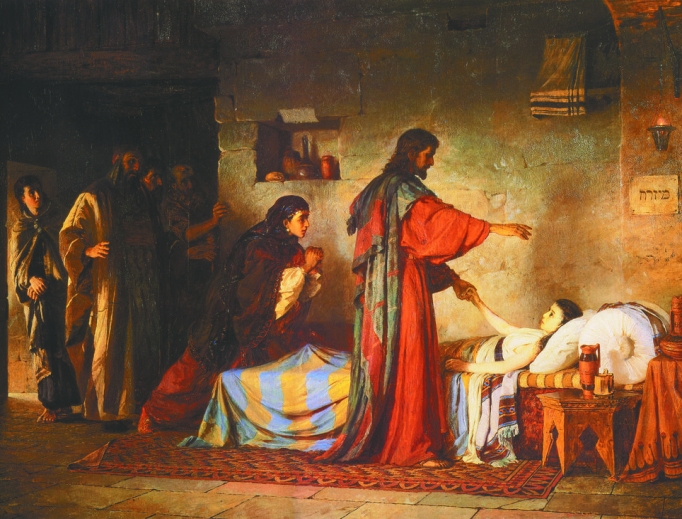 Vasily Polenov, The Raising of Jairus’ Daughter, 1871 Vasily Polenov, The Raising of Jairus’ Daughter, 1871